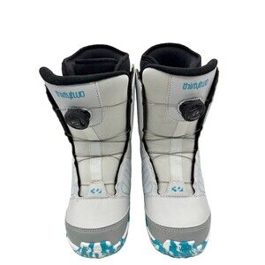 Thirtytwo Lashed Boa Snowboard Boots Kids Youth Size 6 Gray Fall 2016 EUC